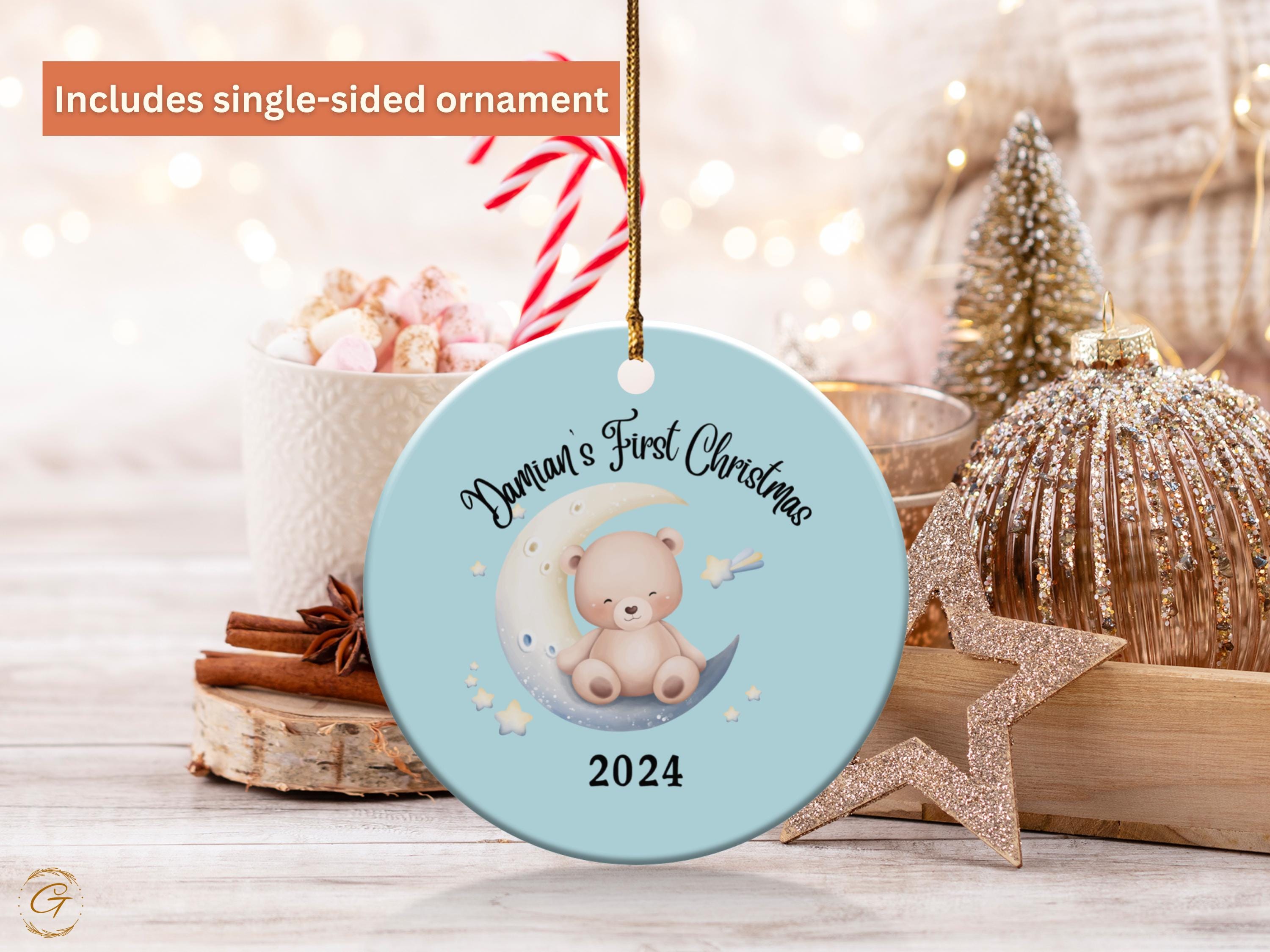 Personalized Baby's First Christmas Ornament