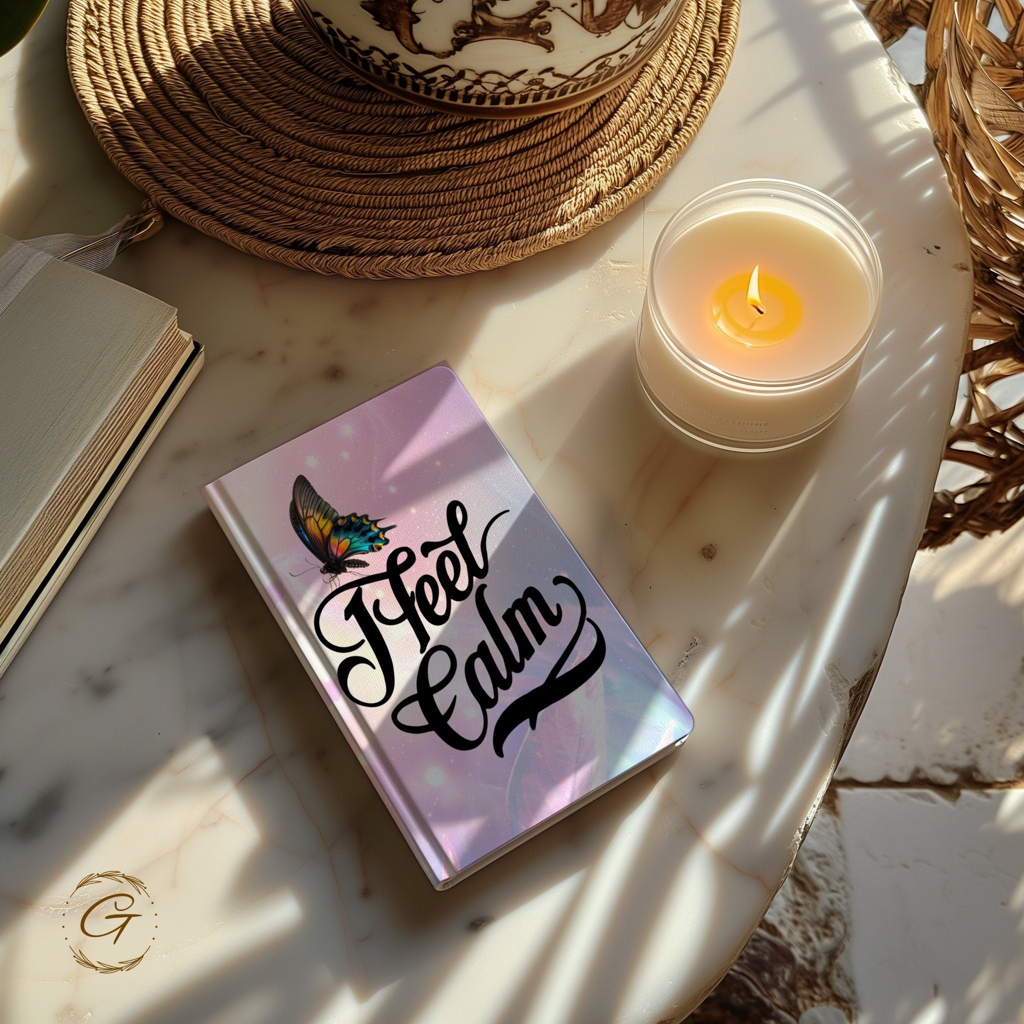 Inspirational I Feel Calm Journal Notebook