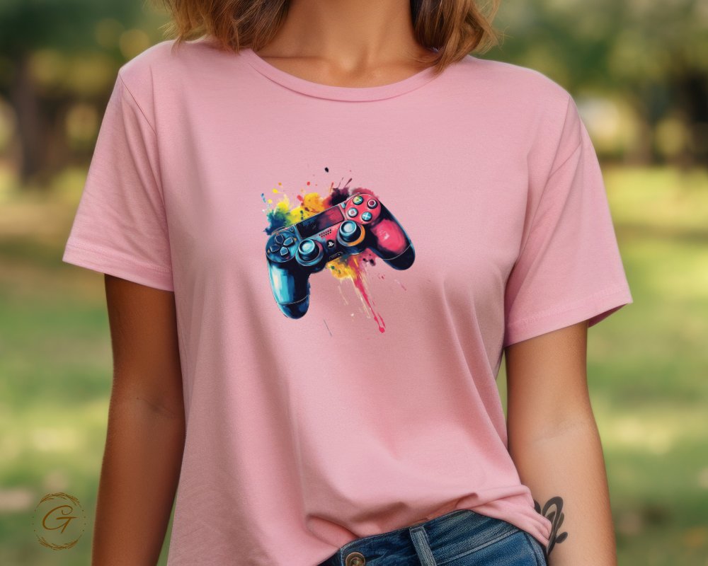 Colorful Gaming Controller Printed T-Shirt product