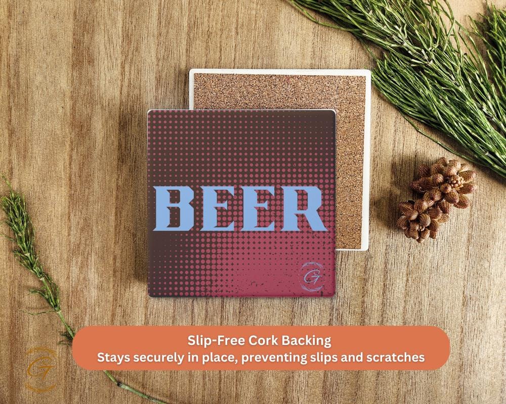 Soapstone Coaster Beer Design