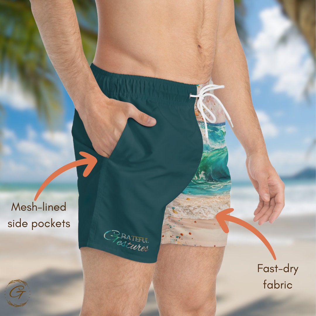 Tropical Beach Swim Shorts