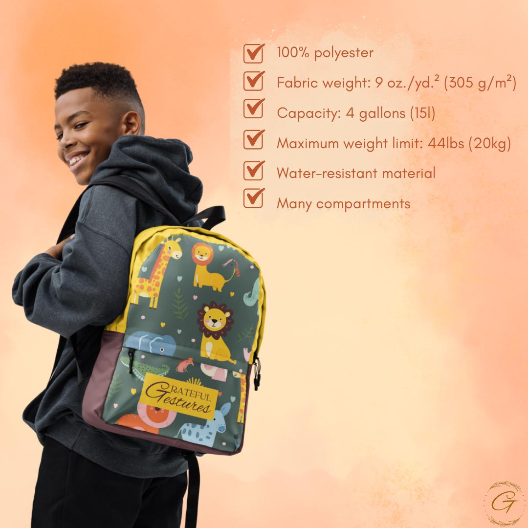 Adventure Ready Safari Backpack - Durable and Stylish Travel Bag