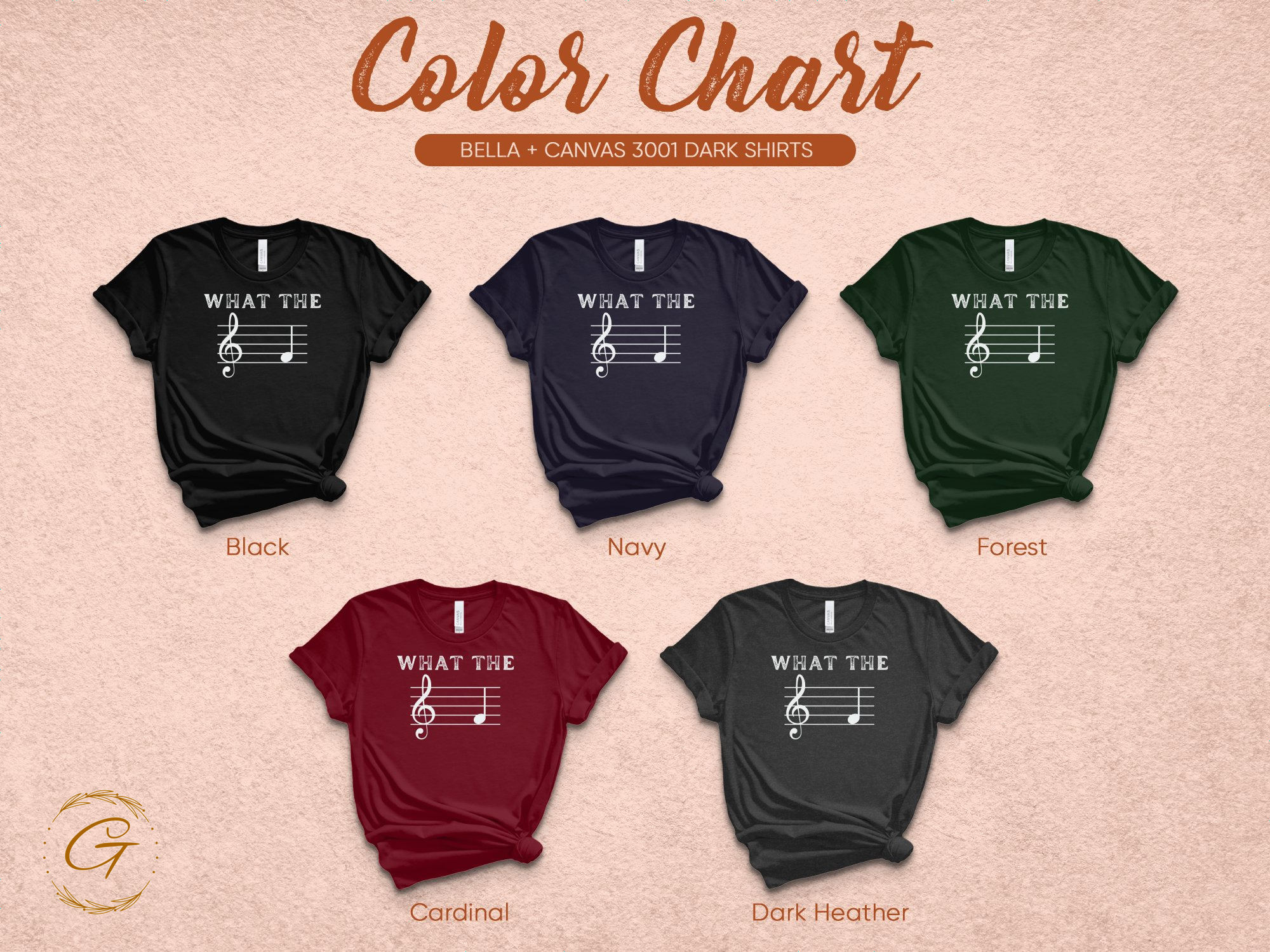 What The Treble Clef Note Graphic T-Shirt product type