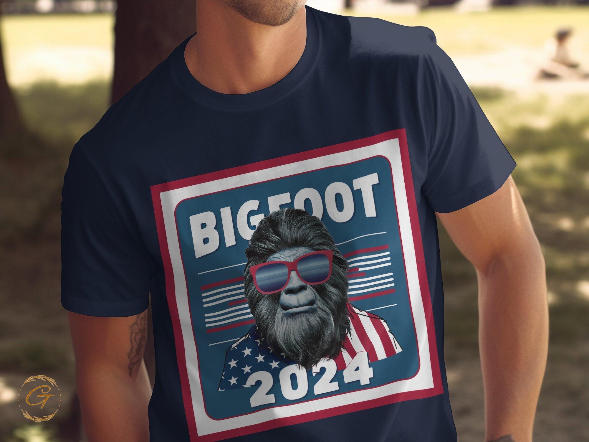 Bigfoot 2024 Graphic T-Shirt Design Tee