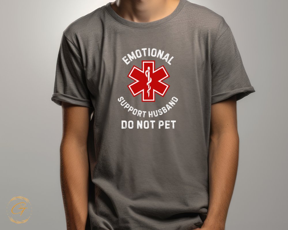 Emotional Support Husband Do Not Pet T-shirt product