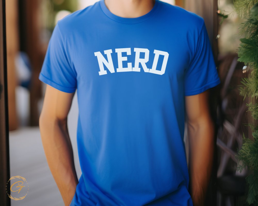 Nerd Graphic Tee Shirt Casual Wear Funny Shirt product type