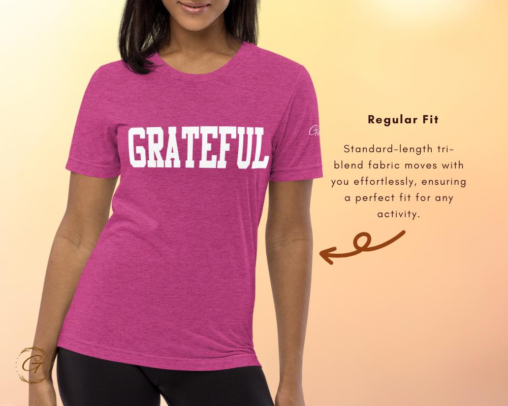 Grateful Bold Design, Unisex Tri-Blend T-Shirt