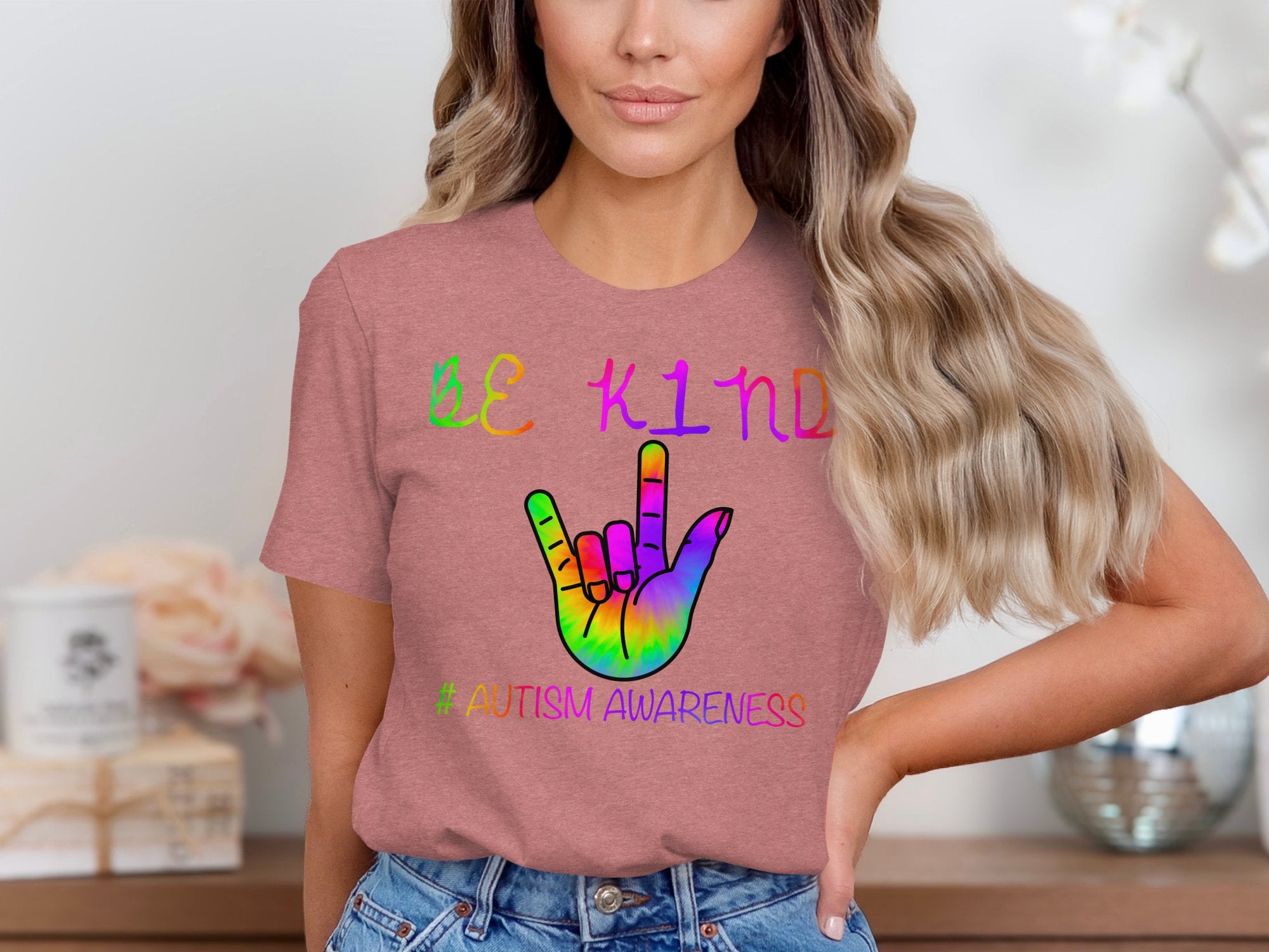 Be Kind Autism Awareness Colorful T-Shirt product