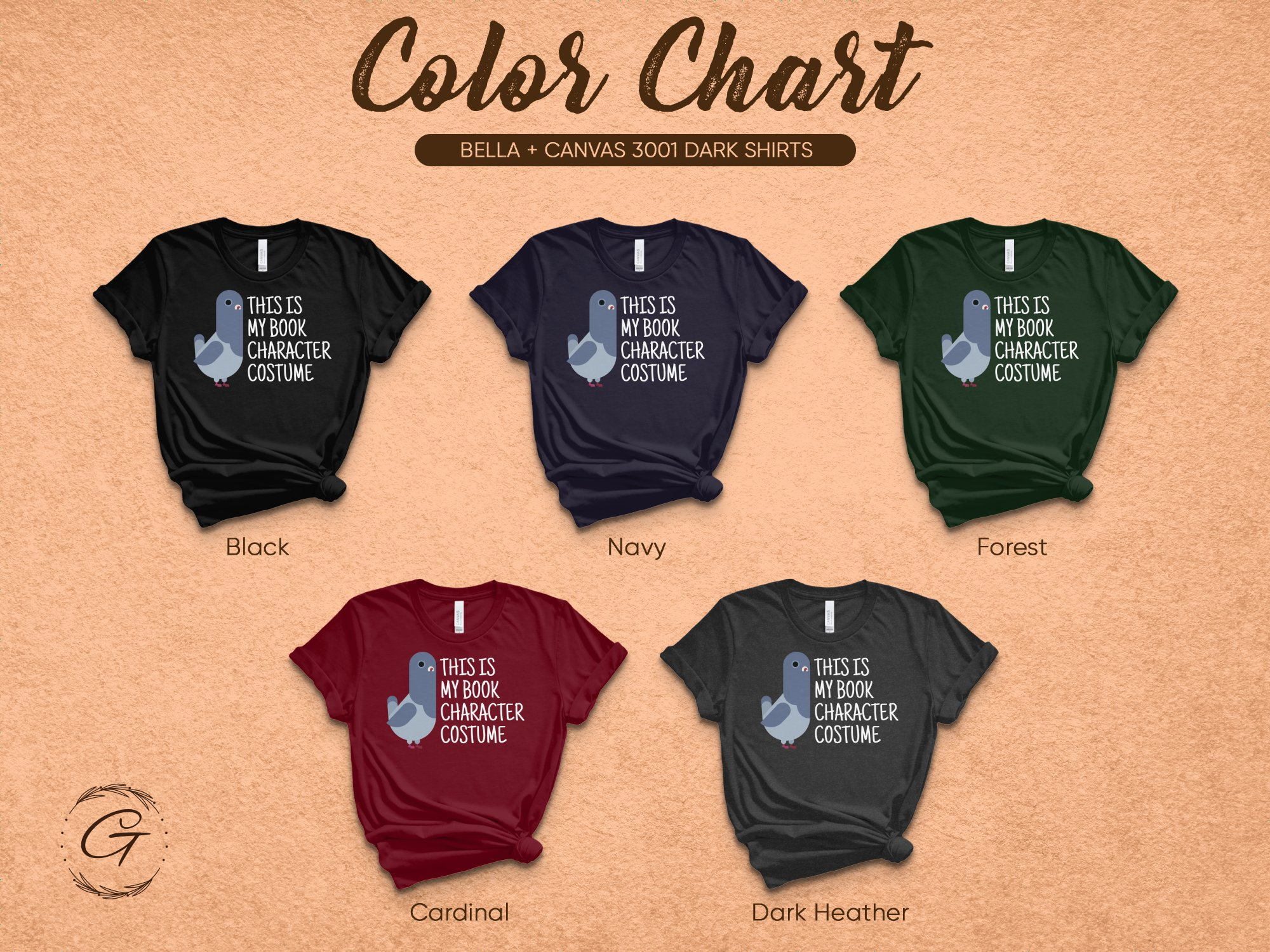 This is my book character costume t-shirt product type