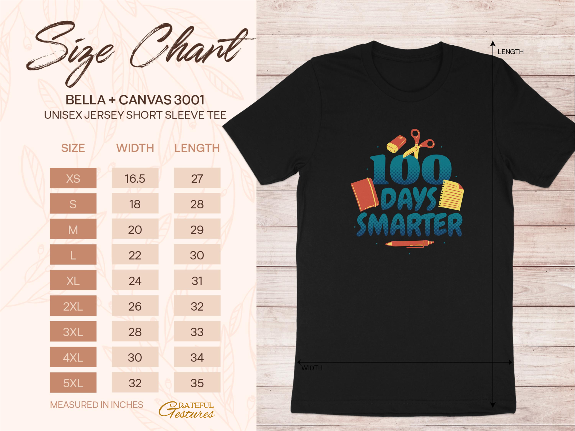 Celebratory 100 Days Smarter Graphic Tee product