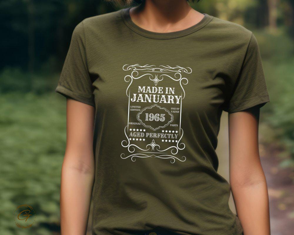 Made in January 1965 Limited Edition One of a Kind Original Parts Aged Perfectly Tee