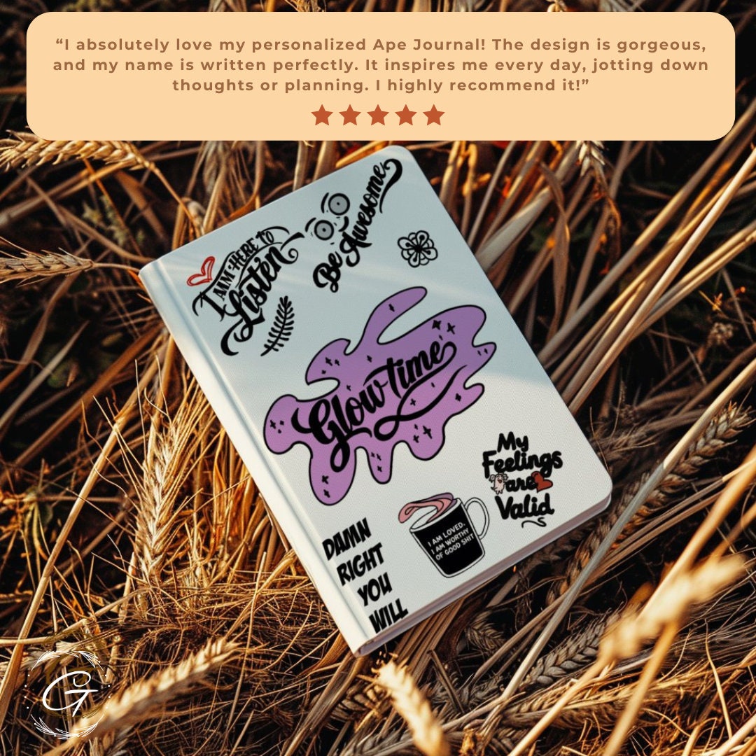 Glowtime Diary Inspirational Journal Notebook
