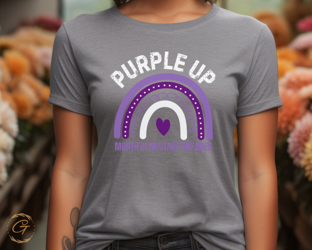 Purple Up Month of Military Children T-shirt product