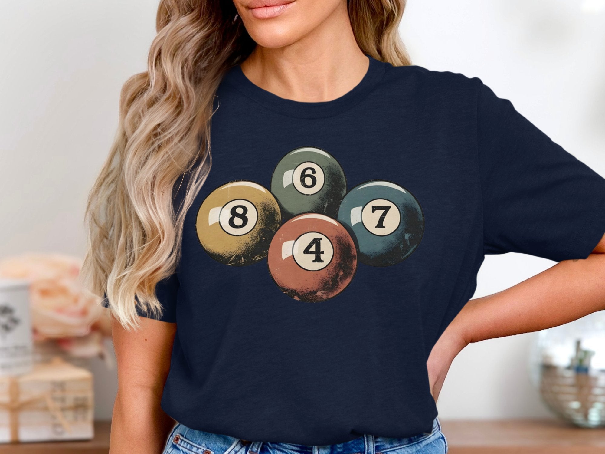 Billiards Balls Printed Graphic Tee Shirt product