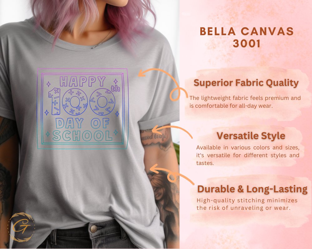 Happy 100th Day of School Graphic T-Shirt product type