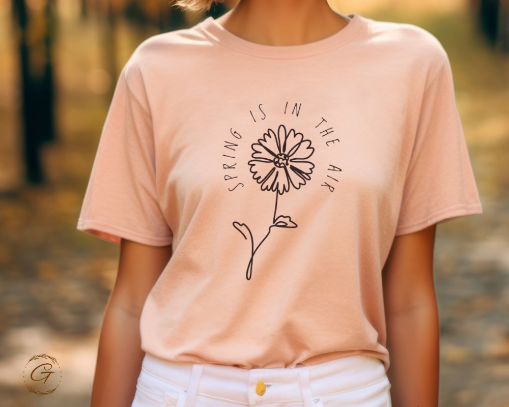 Spring Is In The Air Floral Graphic Tee product