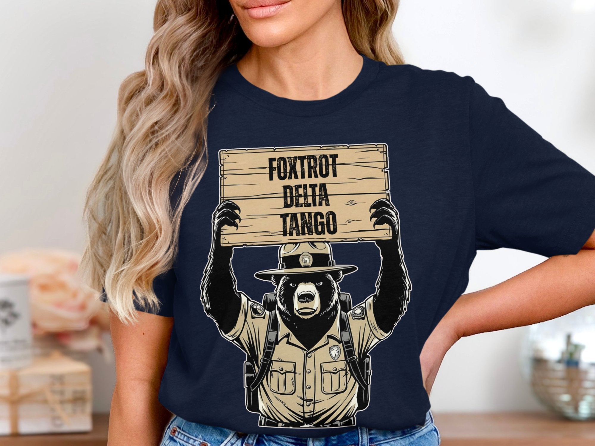 Foxtrot Delta Tango Bear Graphic Novelty Shirt product type