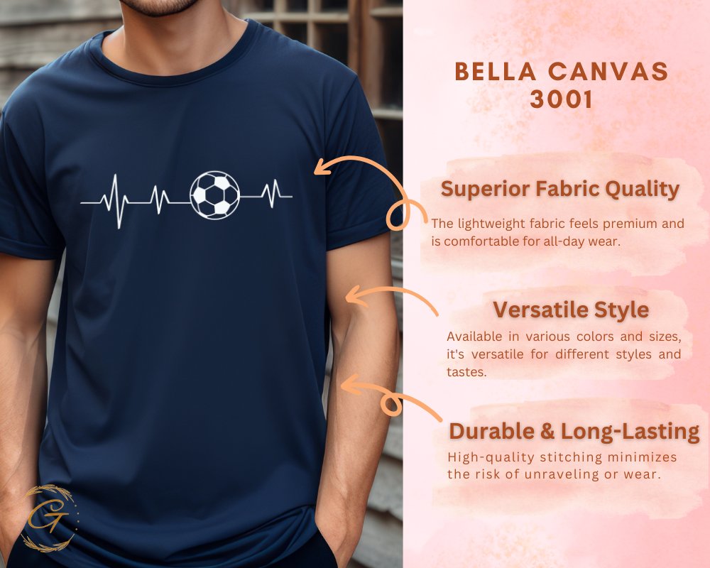 Stylish Men's Pulse Soccer Graphic T-Shirt product type