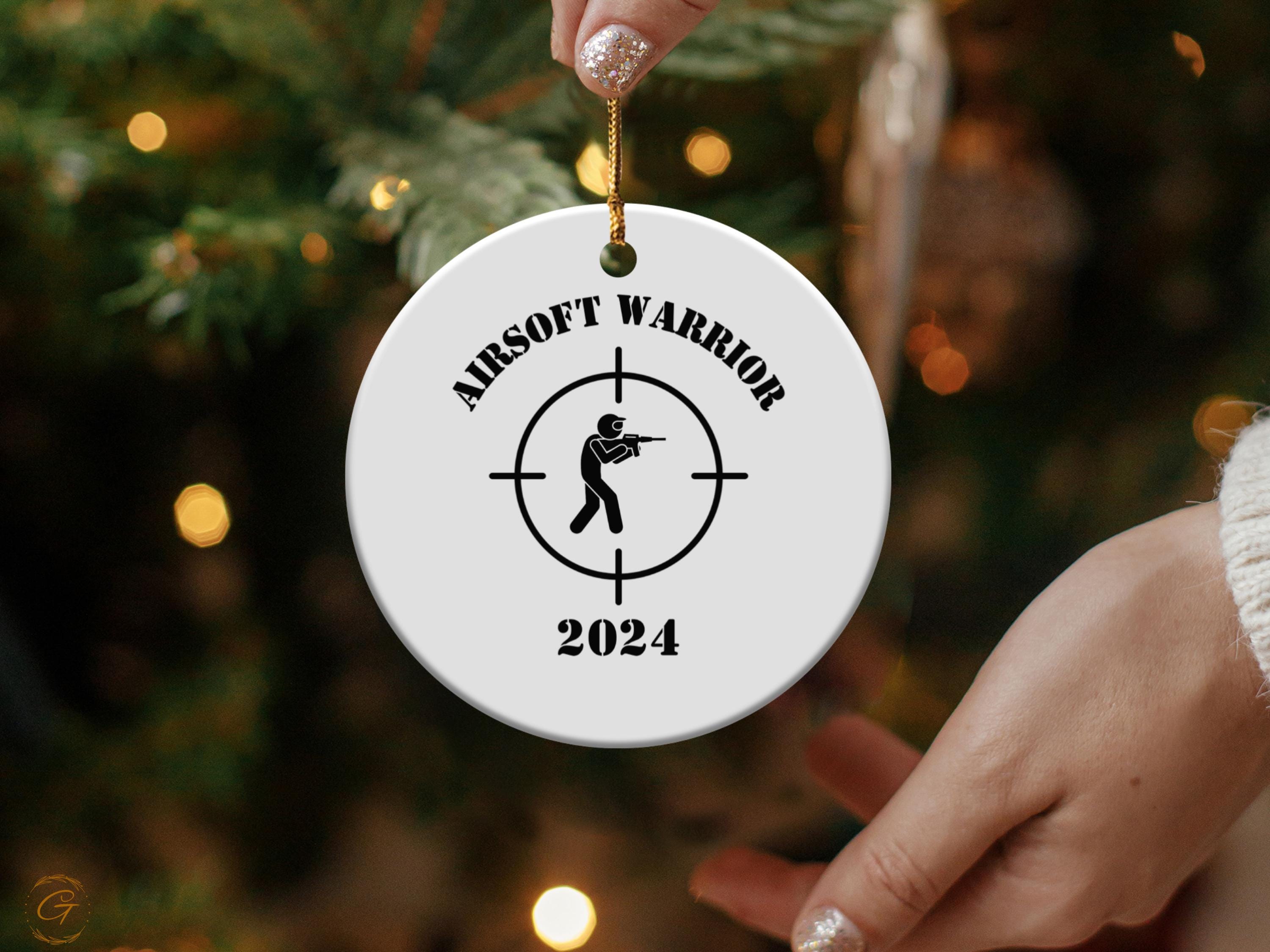 Airsoft Warrior Ornament, Unique 2024 Airsoft Decorations