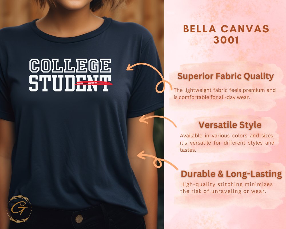College Student Graphic T-Shirt product type