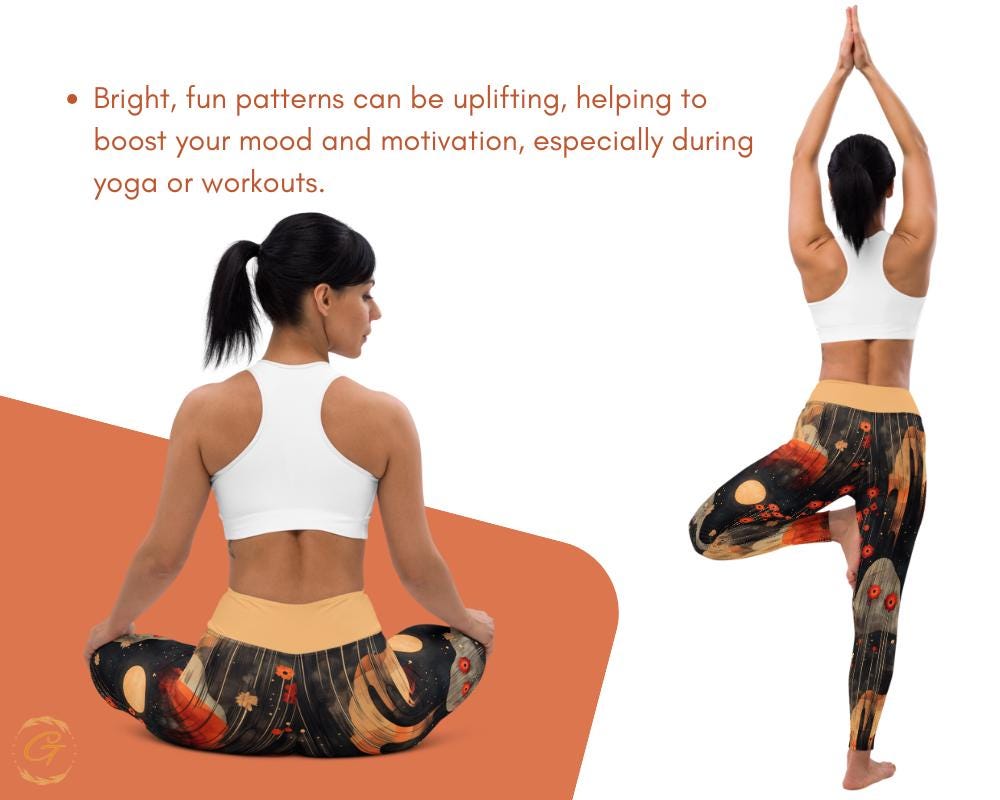 Quantum Nature AOP Yoga Leggings and Shorts, Stylish Women’s Activewear, Comfortable High-Stretch Perfect for Yoga Fitness and Everyday Wear