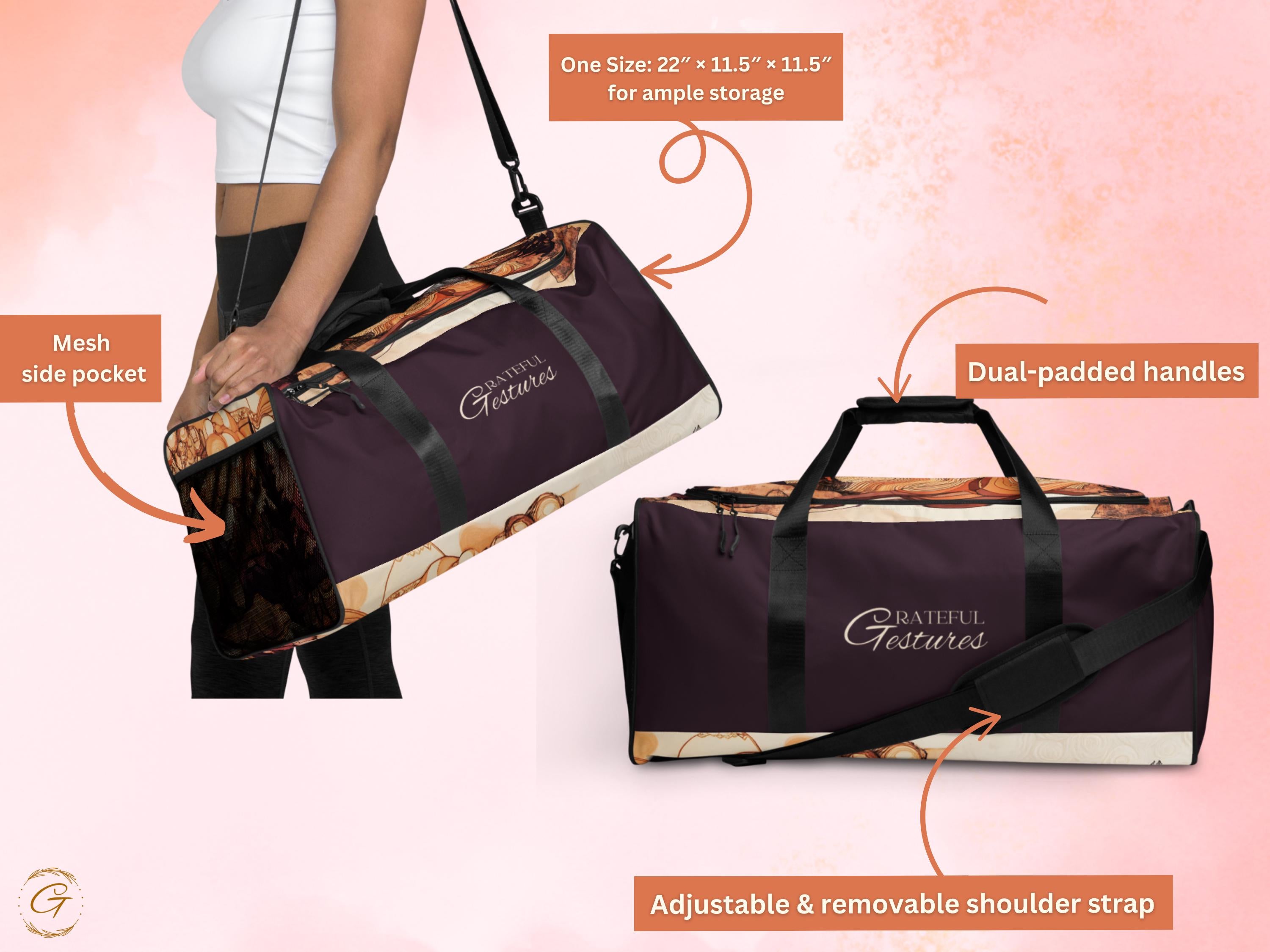 Mountain Design AOP Duffel Bags