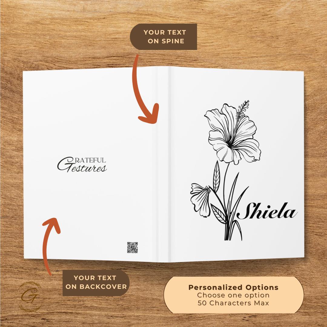 Floral Notebook, Grateful Gestures Journal