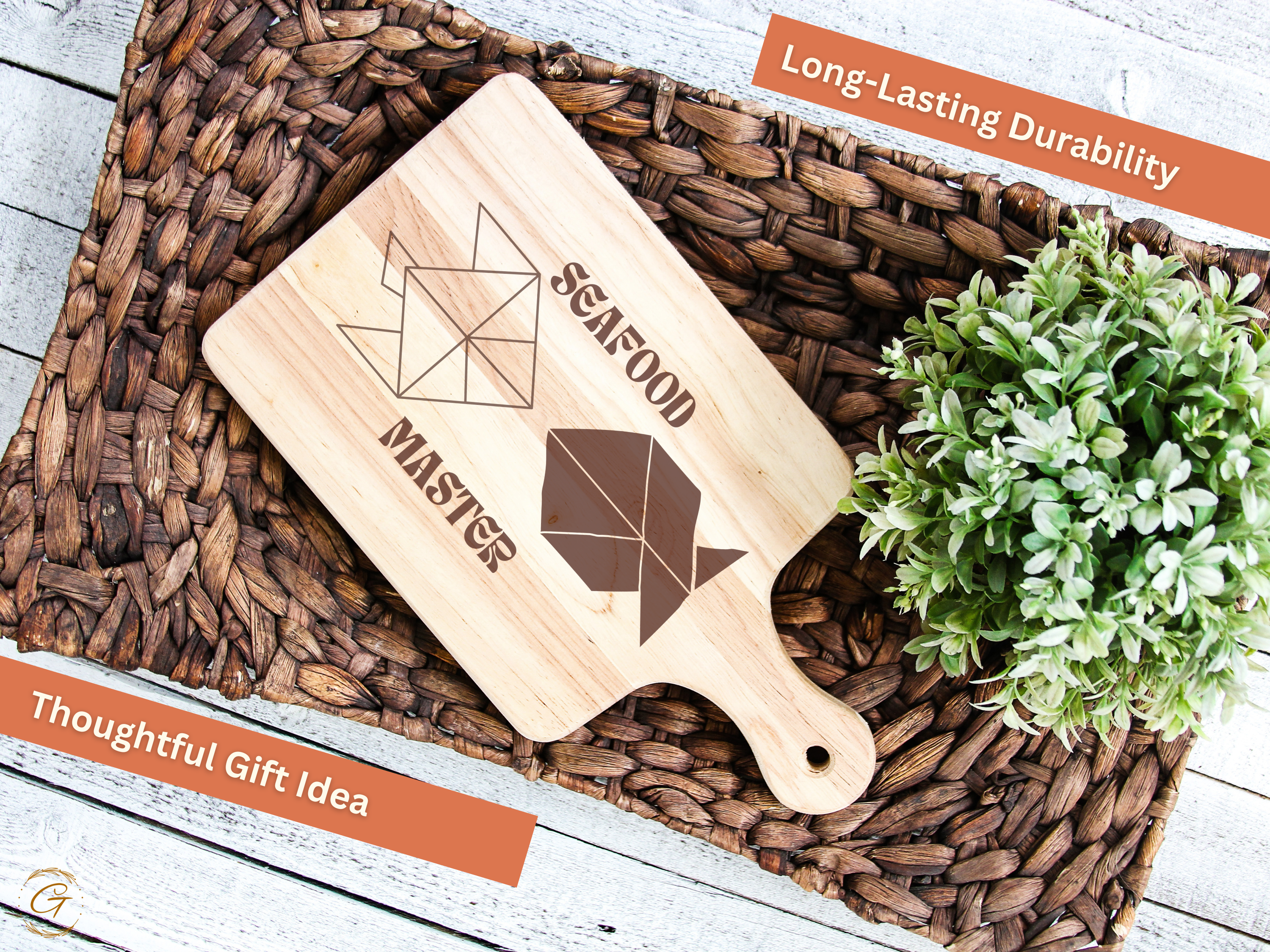 Seafood Master Hardwood Cutting Board