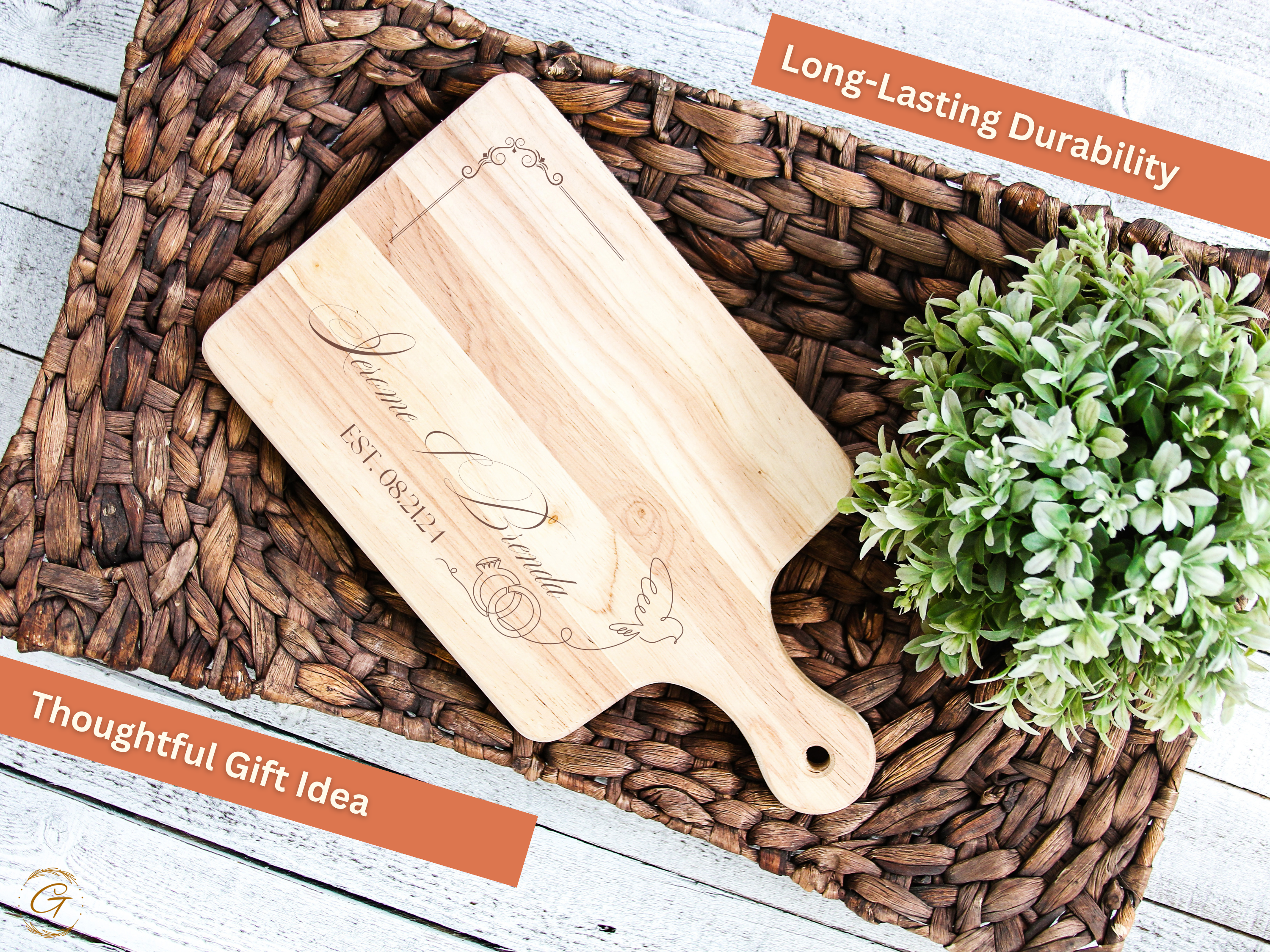 Custom Wedding Cutting Board