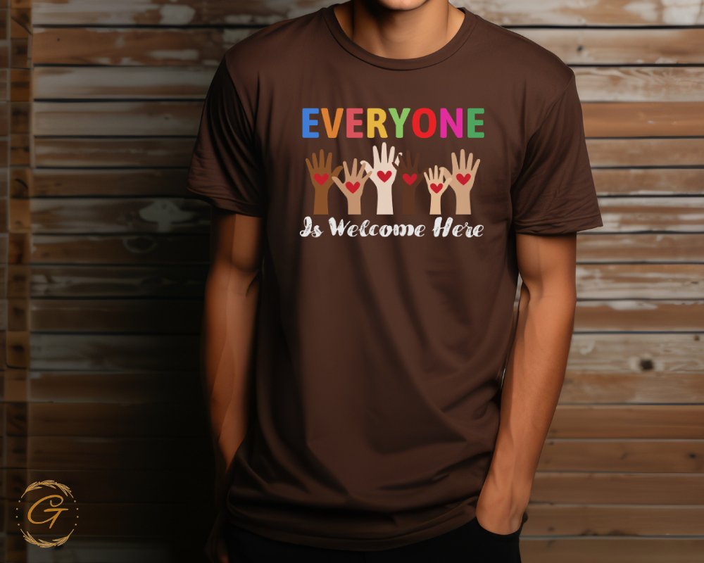 Everyone Is Welcome Here T-Shirt product