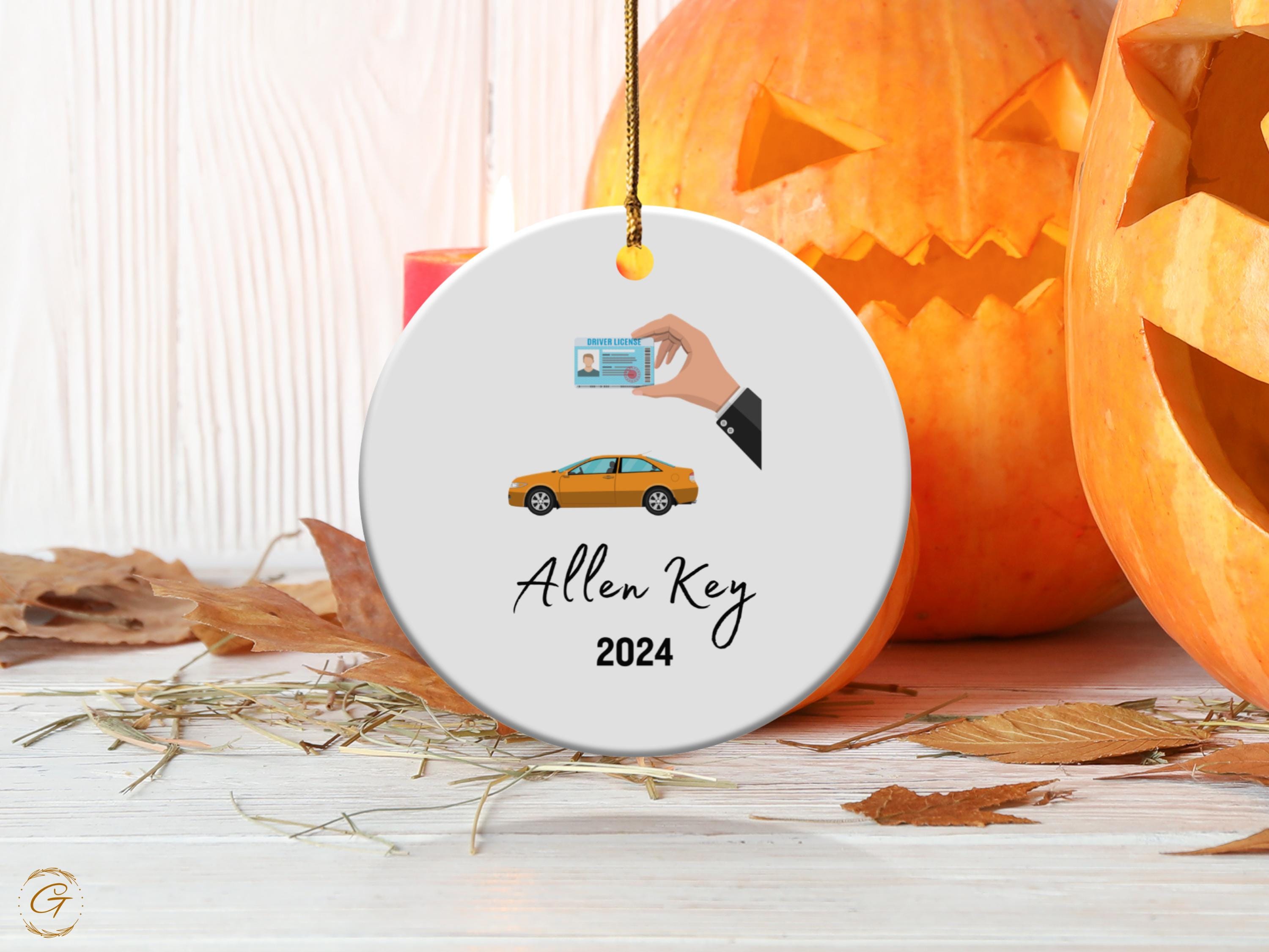 Personalized New Driver 2024 Car Ornament, 2024 Drivers License, Perfect for Car Collectors and Enthusiasts, Limited Edition, Newbie Drivers