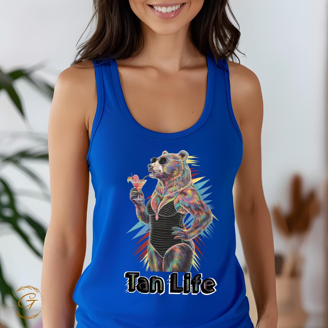 Tan Life Tank Top