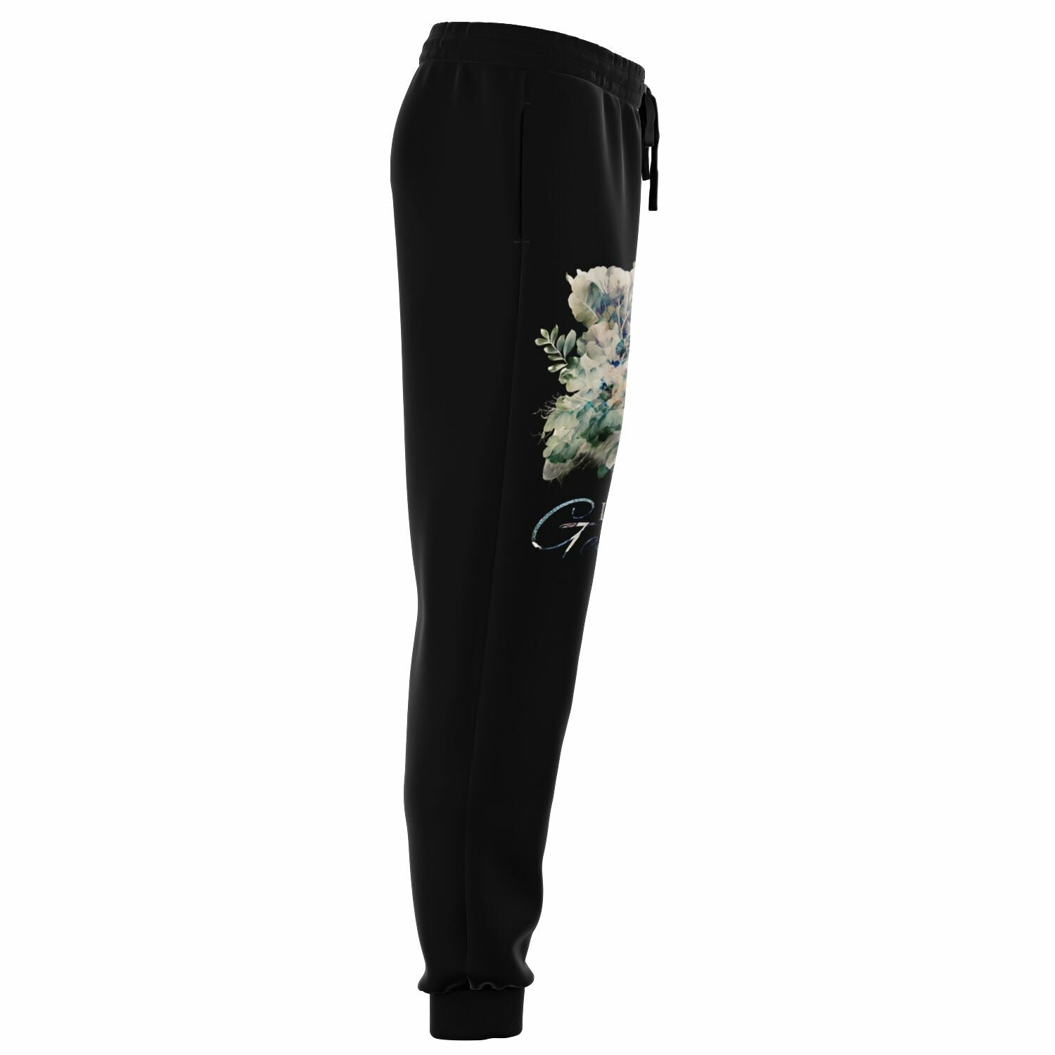 Peacock Feather Joggers – Vibrant Artistic Sweatpants