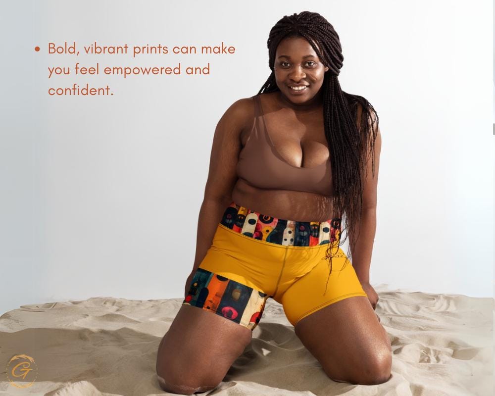 Bold and Artistic AOP Yoga Leggings and Shorts - High-Waisted, Comfortable & Stylish Activewear for Yogas, Workouts, or Casual Everyday Wear