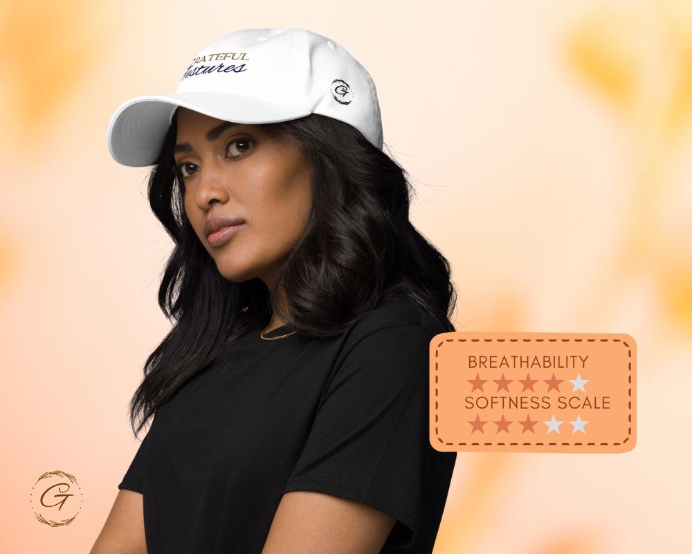 Grateful Gestures Dad Hat, Comfortable Cotton Cap