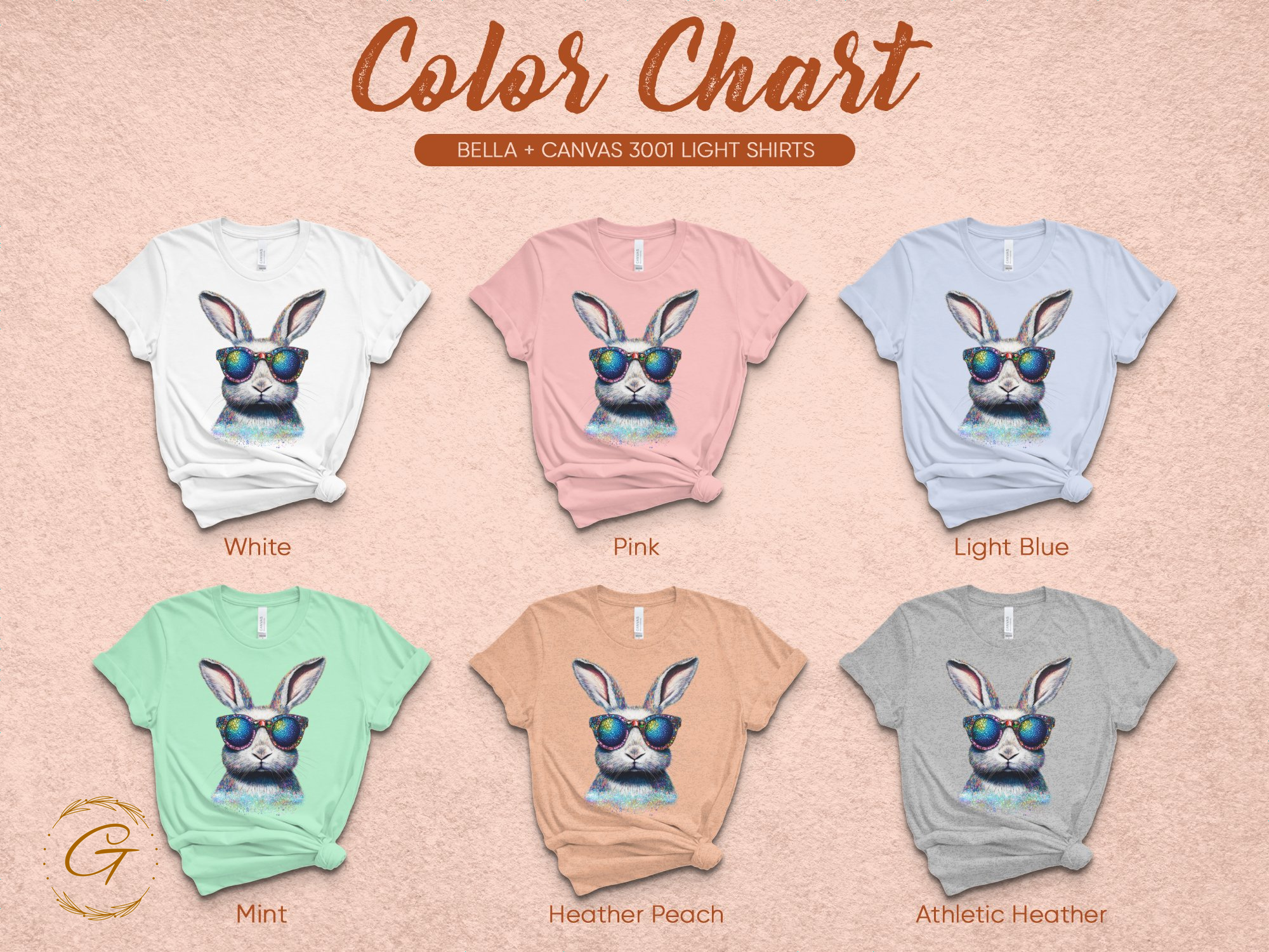 Bunny Sunglasses Graphic Tee in Six Color Options product