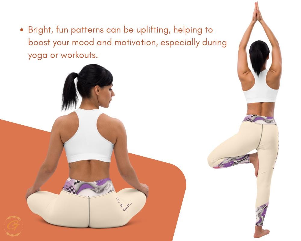 Doodle AOP Design Yoga Shorts and Leggings, Stylish Activewear for Women, High-Waisted Fitness Apparel Comfortable and Trendy Design Bottoms