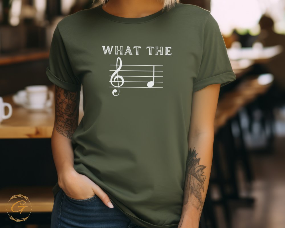 What The Musical Notes Graphic Tee product