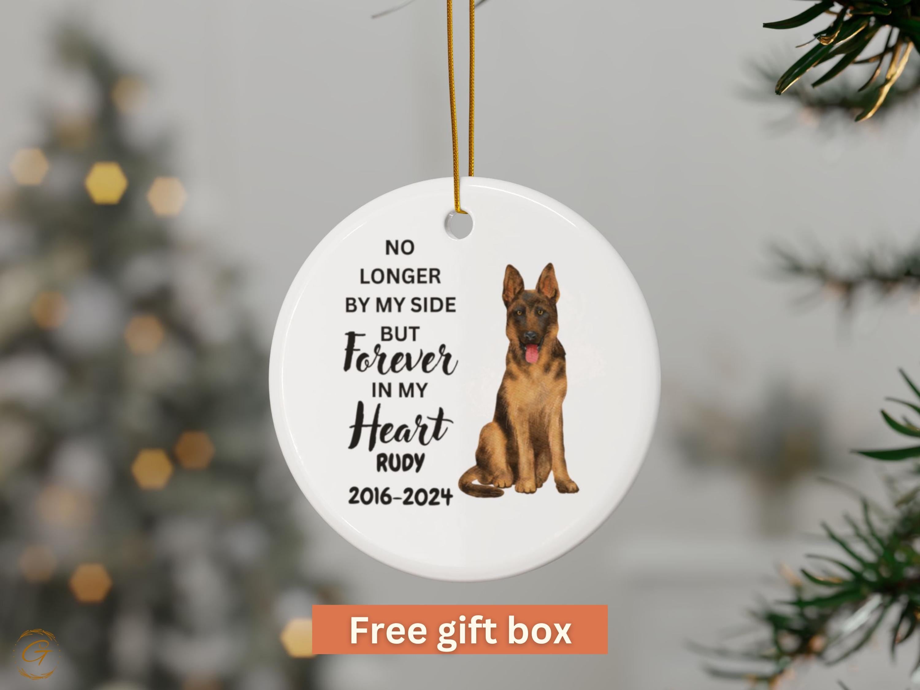 Custom Pet Memorial Dog Ornament, Dog Remembrance