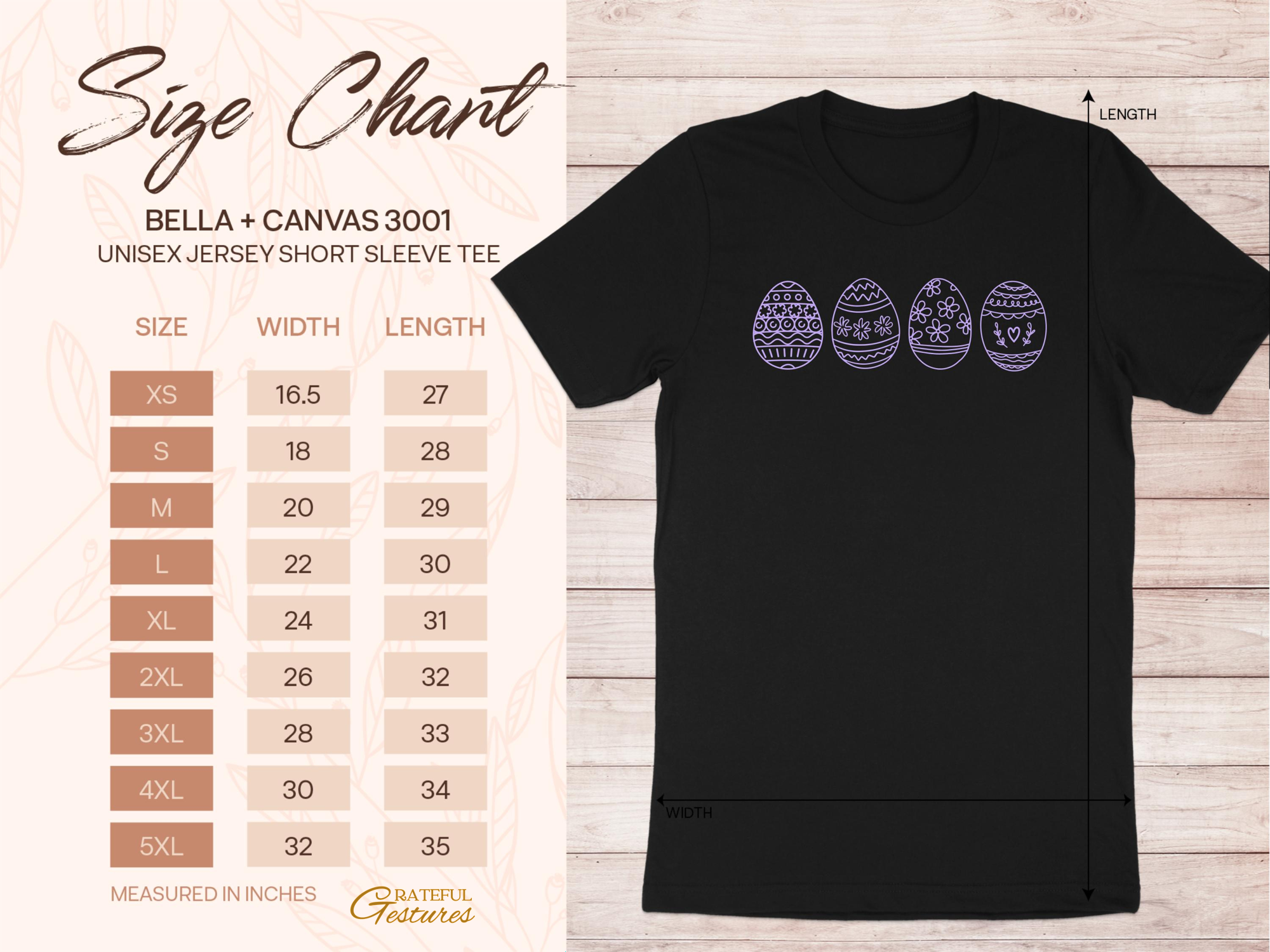 Easter Themed Graphic Black Unisex T-Shirt product type