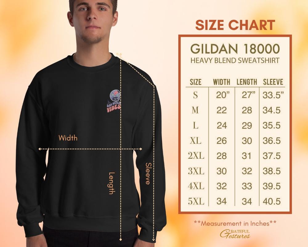 Halloween Sweatshirt, Embroidery Design Sweater, Bad Witch Halloween Pullover, Spooky Crewneck, Witchy Long-Sleeve Top, Cozy Warm-Up Sweater