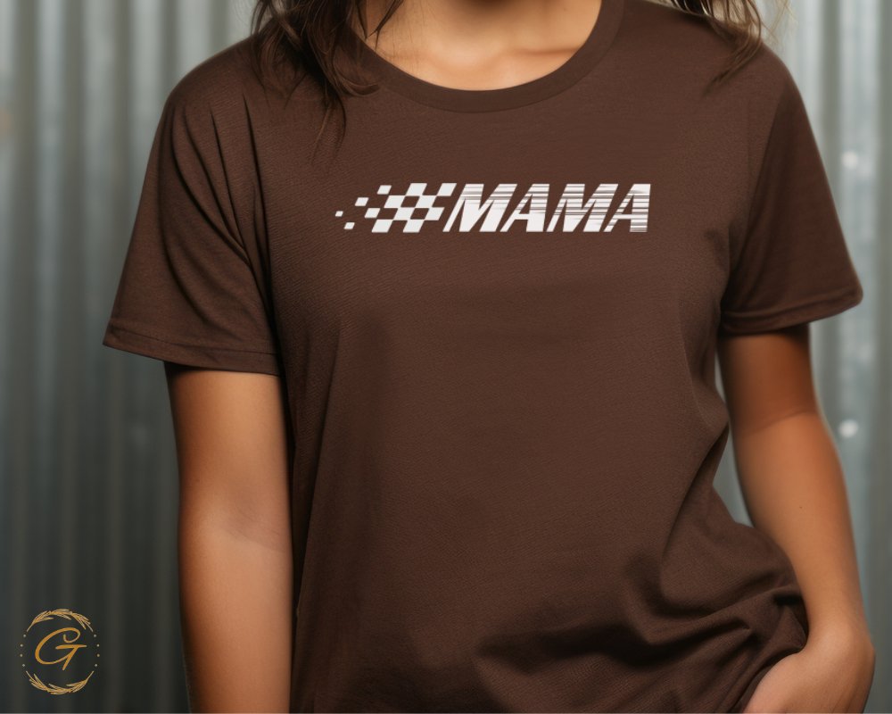 Racing Mama Graphic Tee Shirt Product