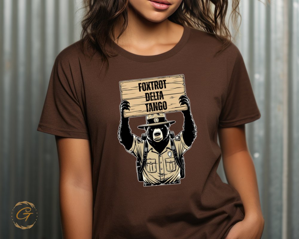 Foxtrot Delta Tango Bear Graphic T-Shirt product type