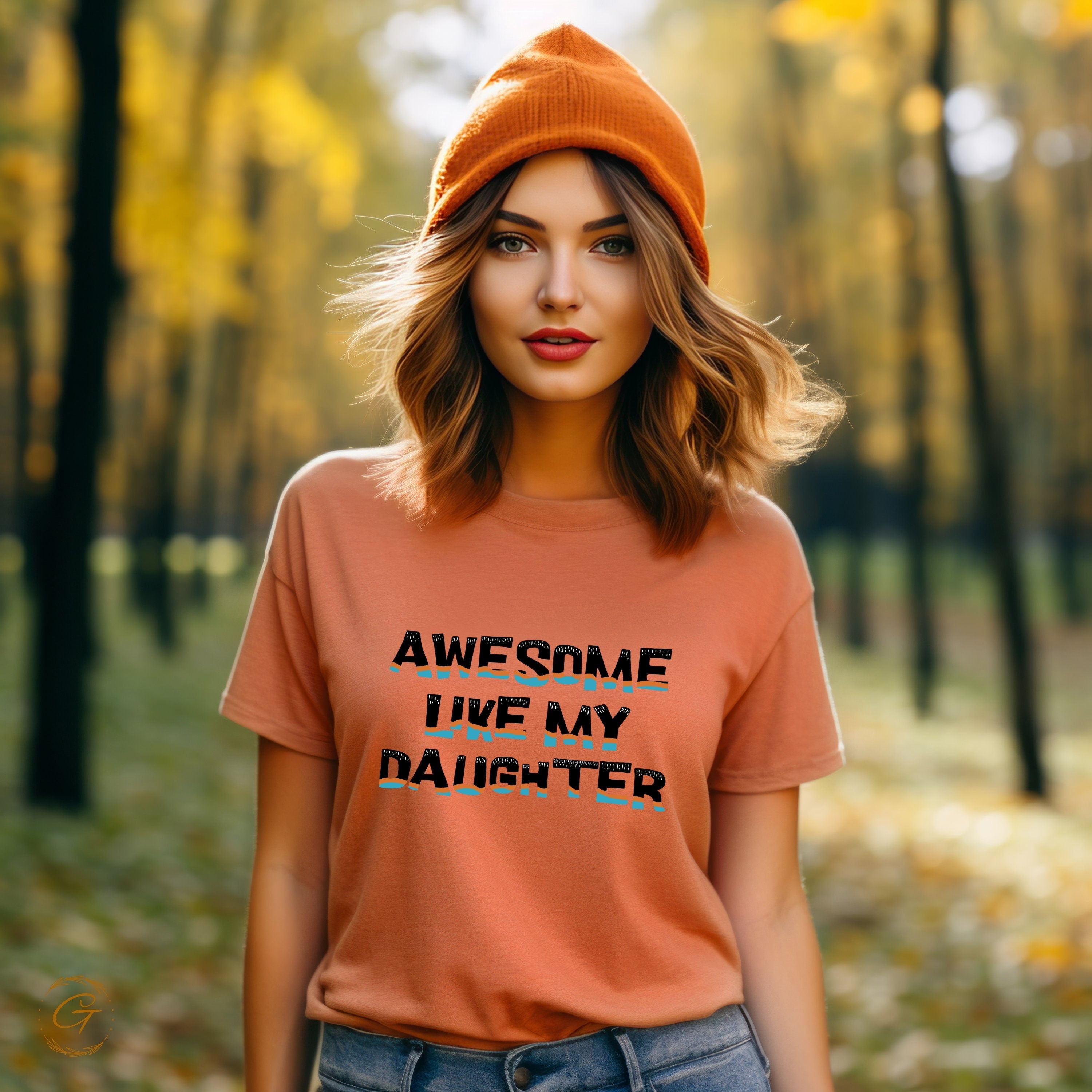 Awesome Like My Daughter T-Shirt, Gift For Parents, Family Matching Tee