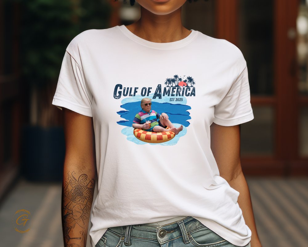 Gulf of America Relaxing Float Graphic Tee product