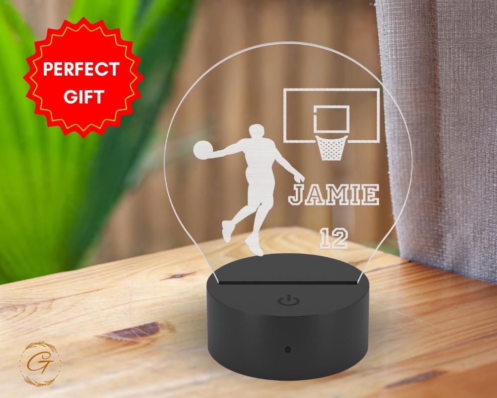 Hoop Personalized Name Circle Acrylic LED Sign