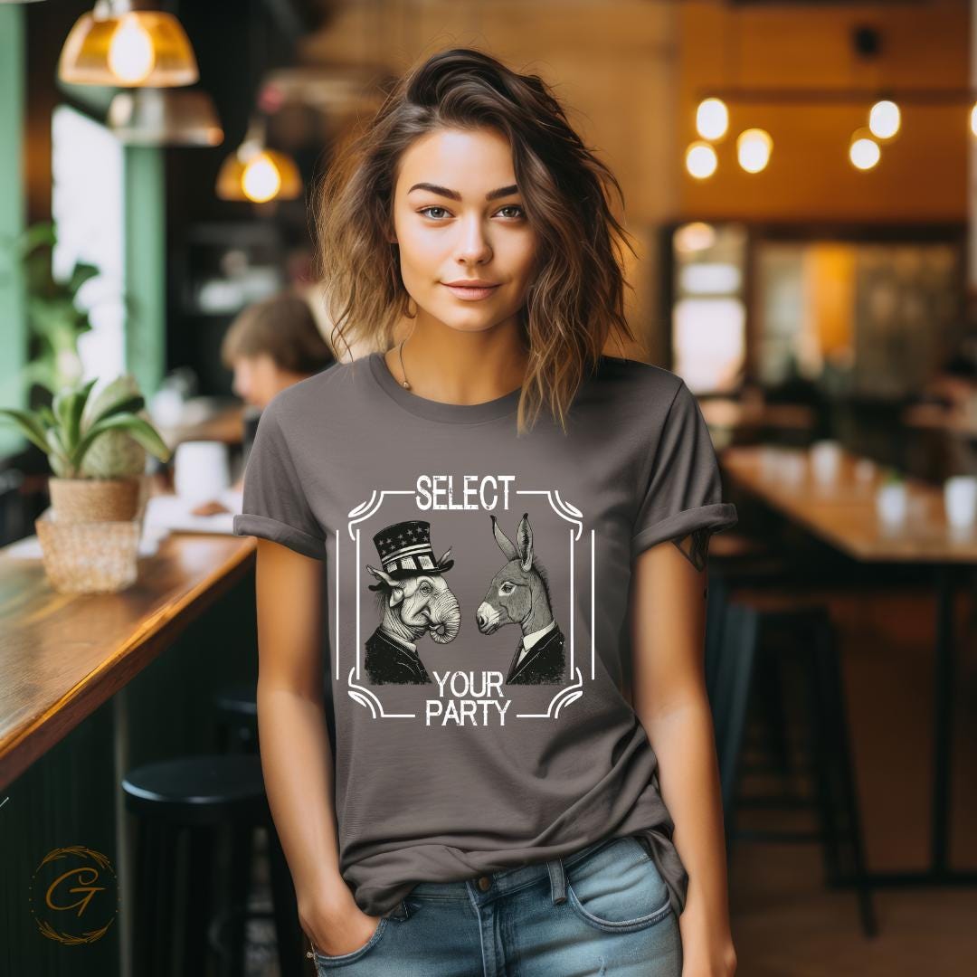Select Your Party T-Shirt – Funny Political Graphic Tee