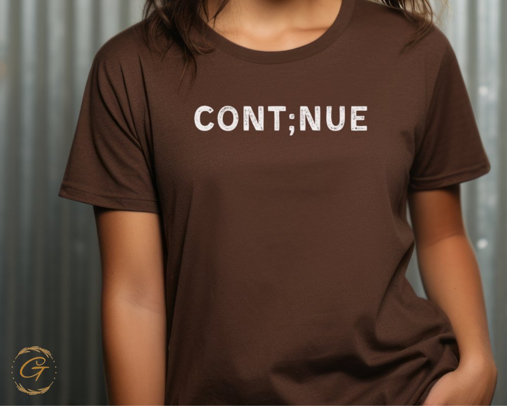 Trendy CONT;NUE Graphic Tee Stylish Shirt product