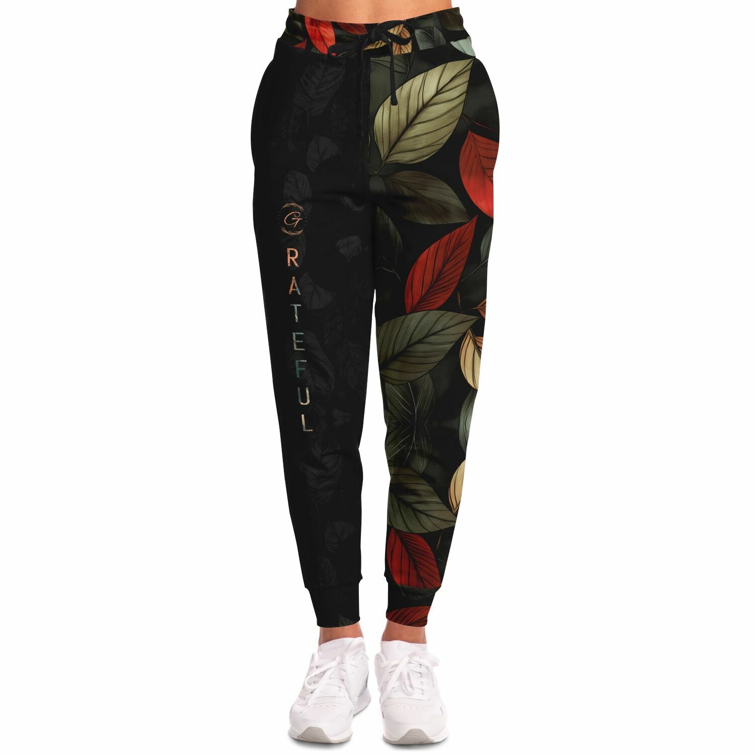 Autumn Leaves Joggers – Botanical Aesthetic Sweatpants