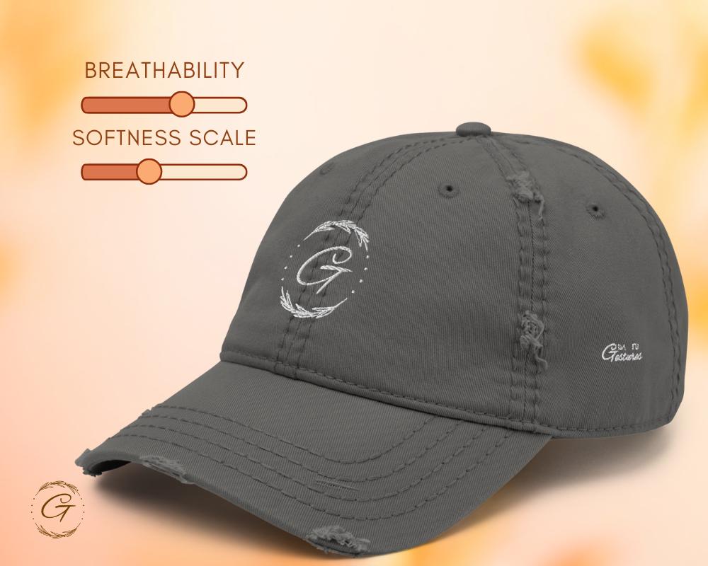 G Hat Distressed Dad Hat Embroidered Adjustable Cap